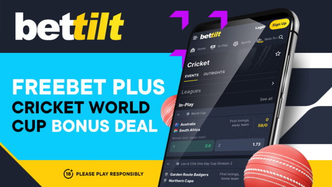 Bettilt FreeBet Plus Cricket World Cup bonus deal