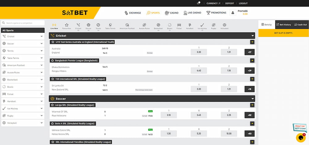 satbet live betting