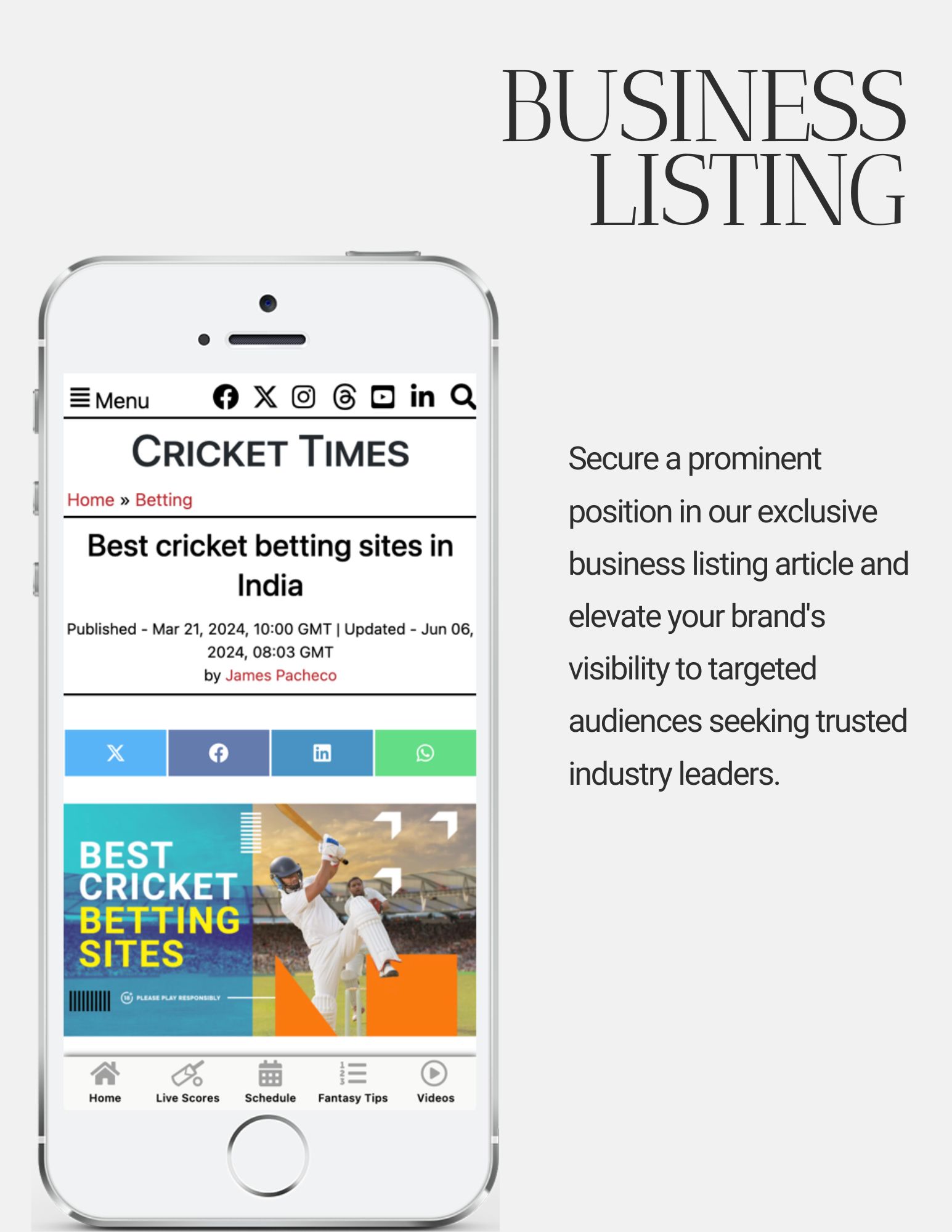 Cricket Times - Media Kit