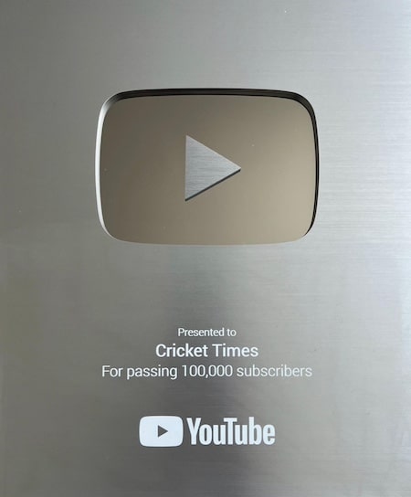 YouTube Creator Award: Silver Play Button