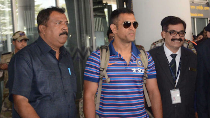 MS Dhoni in Kolkata