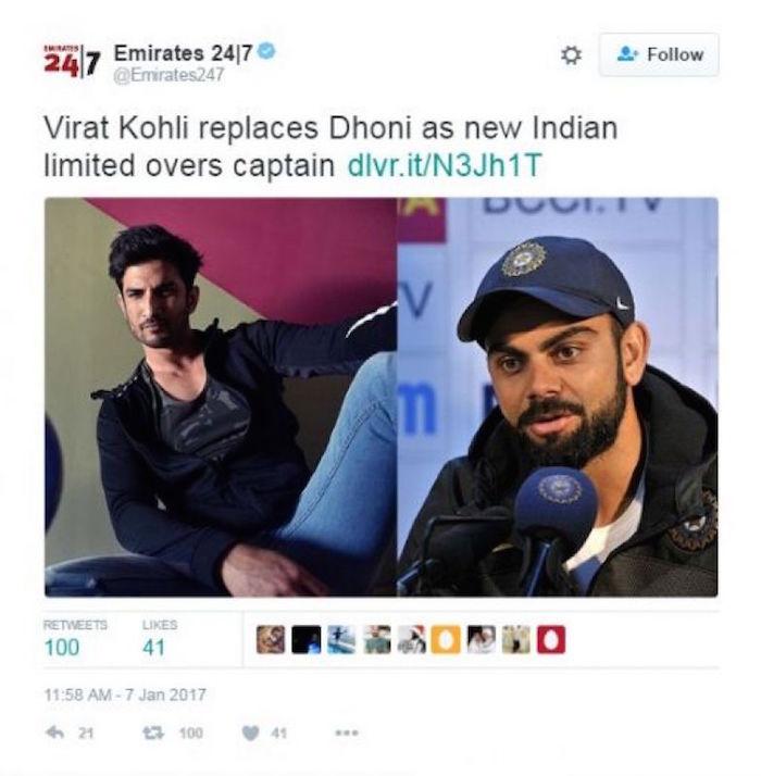 Sushant Singh Rajput, Virat Kohli, Virender Sehwag trolled