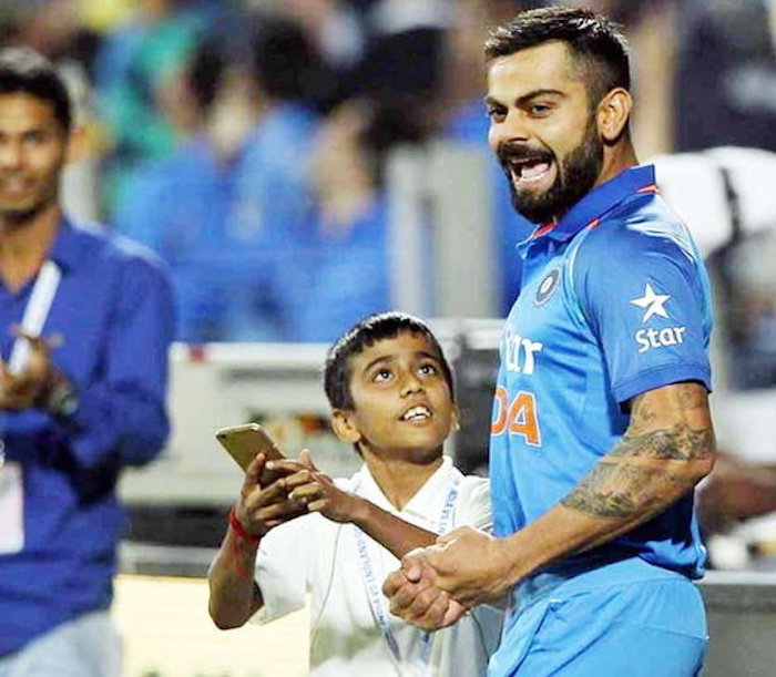 Virat Kohli little fan