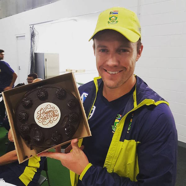 AB de Villiers birthday cake