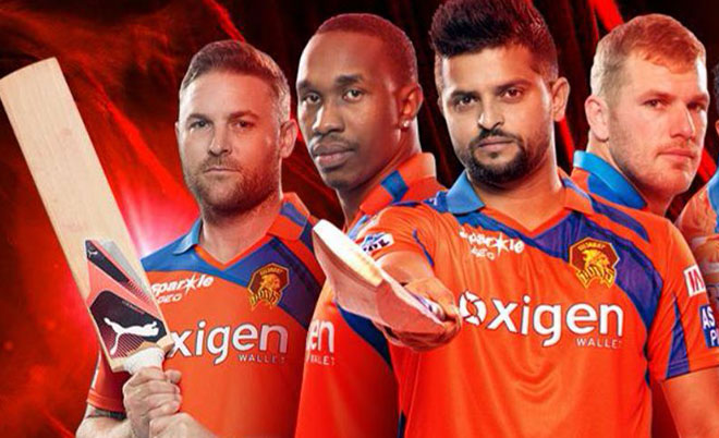 Gujarat Lions Players