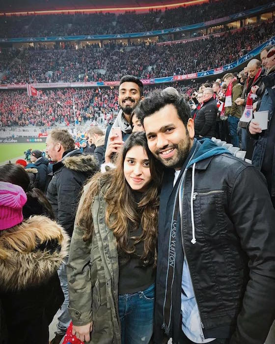 Rohit Sharma KL Rahul Ritika Elixir Nahar