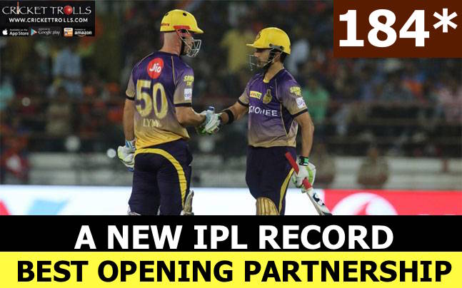 Chris Lynn, Gautam Gambhir IPL 2017