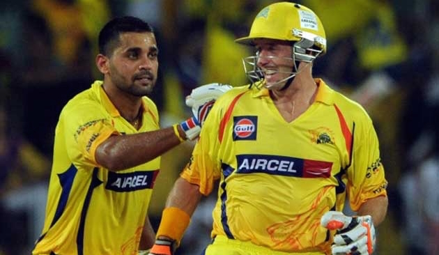 Mike Hussey, Murali Vijay