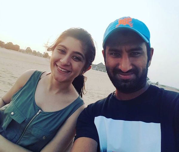 Puja and Cheteshwar Pujara