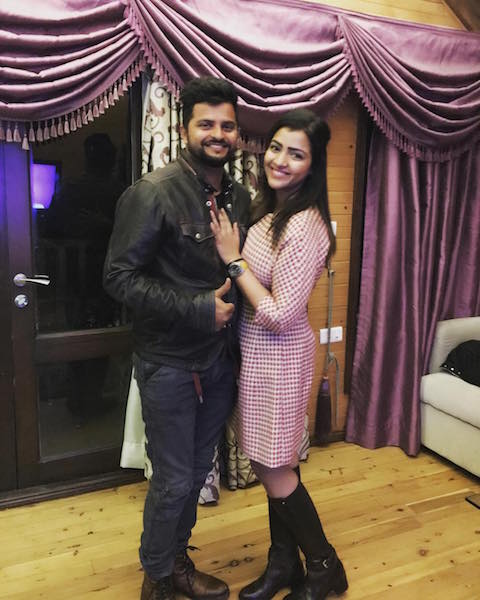 Suresh Raina and Priyanka Chaudhary 2