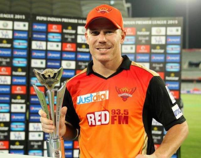 David Warner Orange Cap