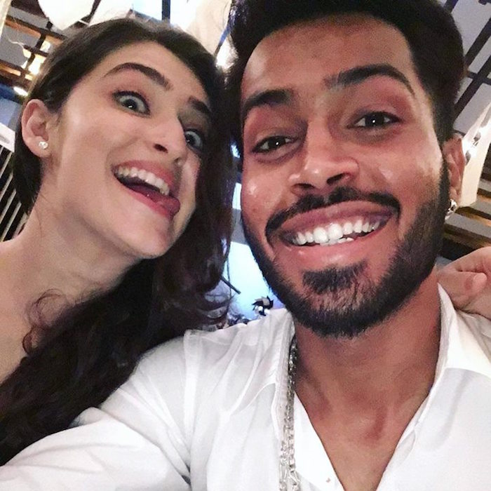 Hardik Pandya with his friend