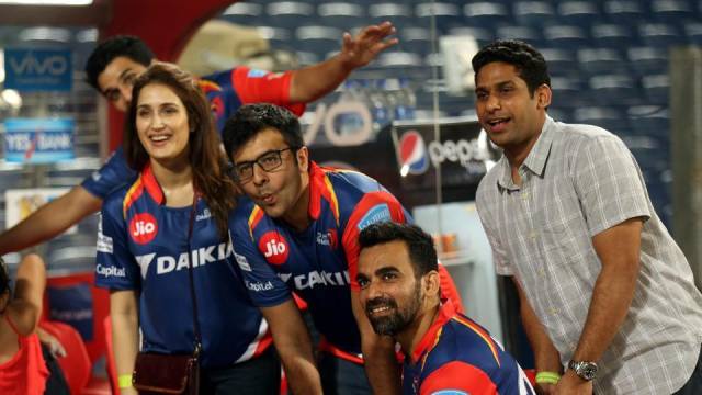 Sagarika, Zaheer in IPL 2017