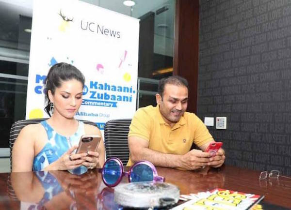 Sunny Leone, Virender Sehwag