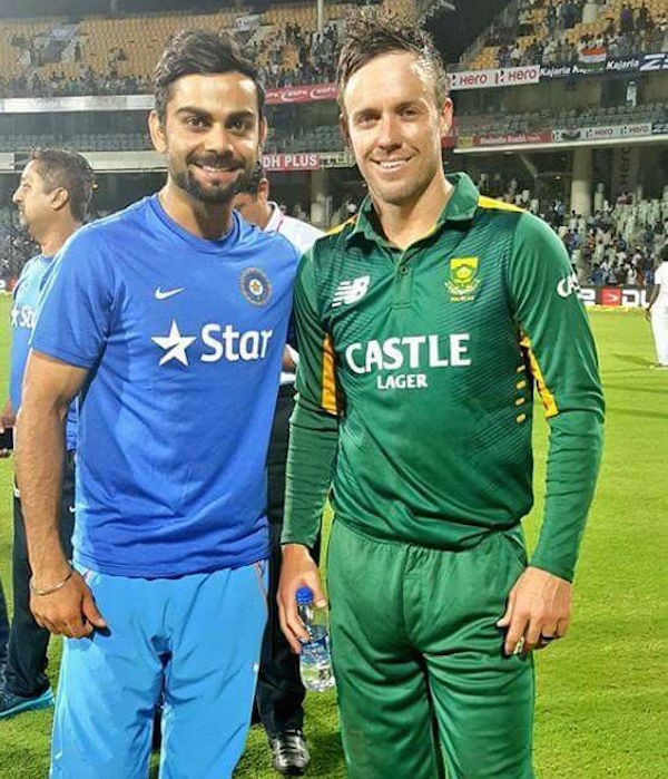 AB de Villiers and Virat Kohli