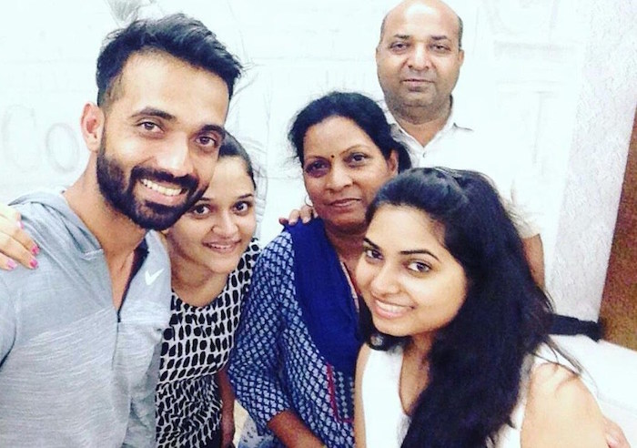 Ajinkya-Rahane-Family