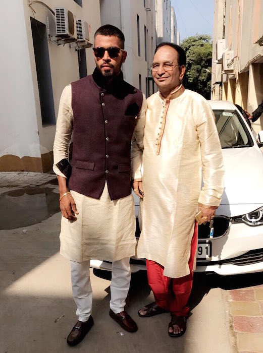 Hardik Pandya dad