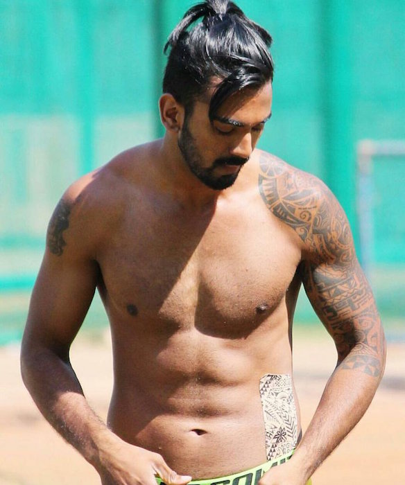 KL Rahul tattoos