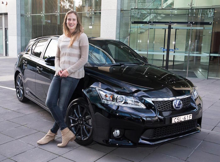 Ellyse Perry Lexus CT200H