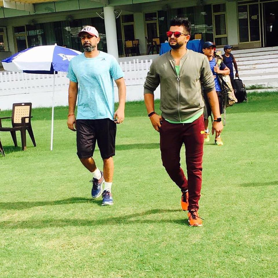 Suresh Raina at Green Park