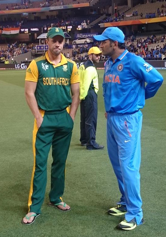 AB de Villiers, MS Dhoni