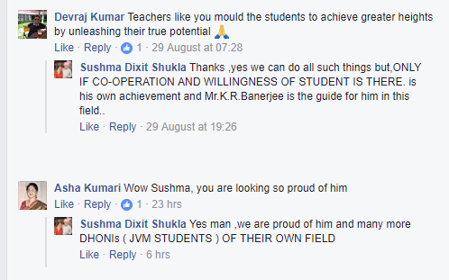 MS Dhoni teacher comments
