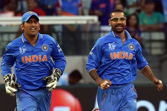 Shikhar Dhawan, MS Dhoni