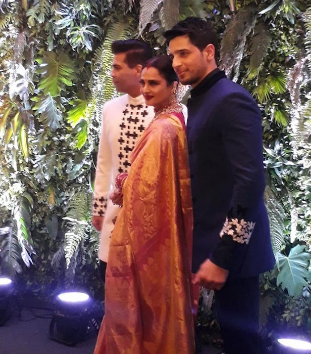 Karan Johar, Siddharth Malhotra, Rekha