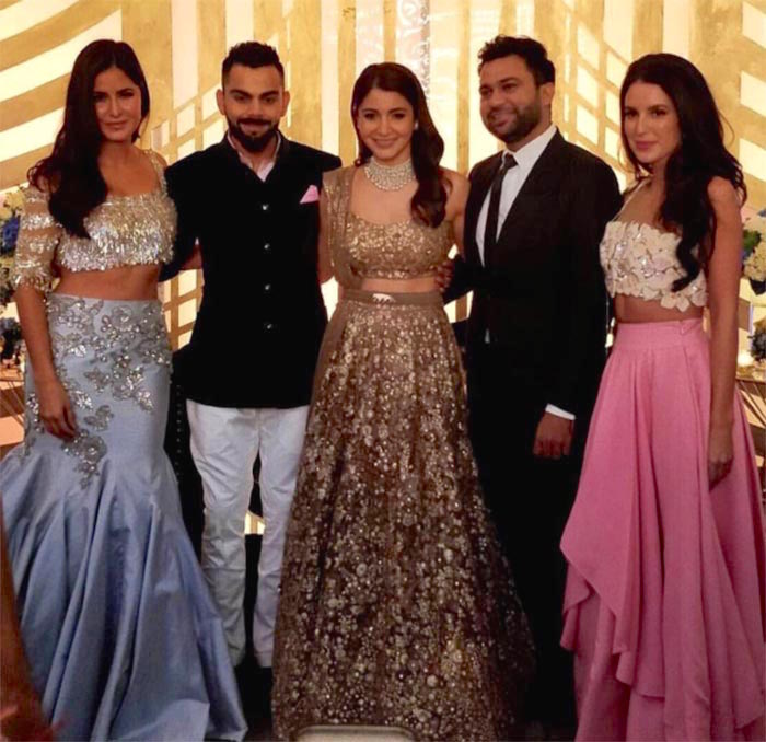 Katrina Kaif, Virat Kohli, Anushka Sharma, Isabella