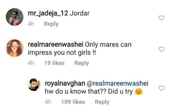 Ravindra-Jadeja reply instagram