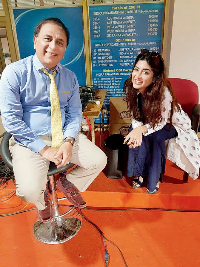 Sunil Gavaskar, Poonam Kaur