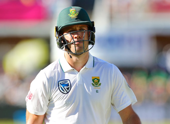 AB de Villiers out