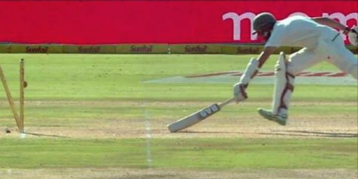 Hashim Amla run-out