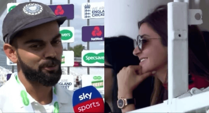 Virat Kohli, Anushka Sharma at Trent Bridge