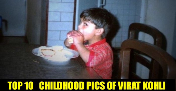 Top 10 childhood pictures of Virat Kohli which would make you fall in love with him