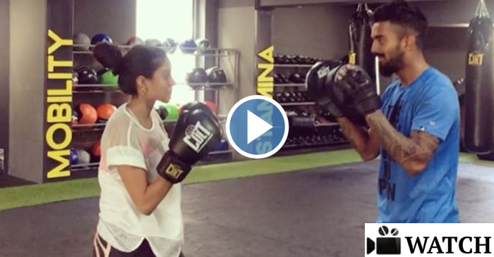 VIDEO: KL Rahul’s girlfriend Elixir Nahar trying her boxing skills on the young cricketer