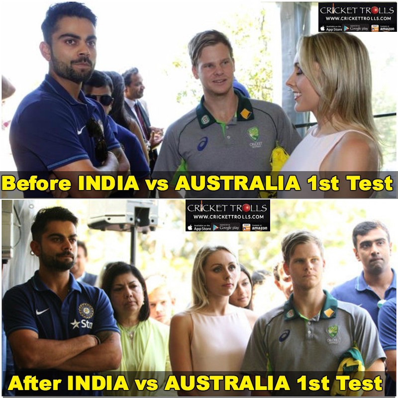 Virat Kohli; Steve Smith and his girlfriend: Then & Now