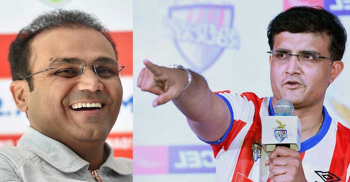 Virender Sehwag hilariously trolls Sourav Ganguly