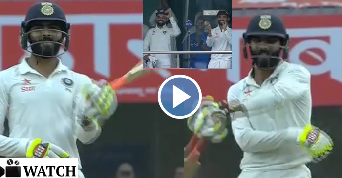 WATCH: Ravindra Jadeja performing ‘sword’ celebration in Ranchi