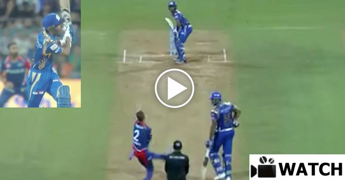 WATCH: Hardik Pandya smashing 2 mighty sixes against the Delhi Daredevils