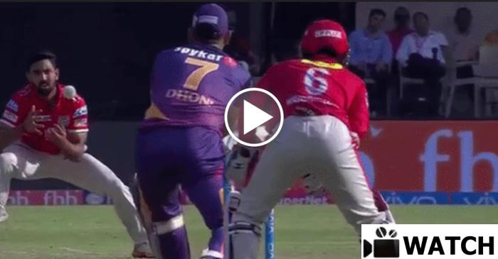 WATCH: MS Dhoni’s cheeky dismissal against Kings XI Punjab