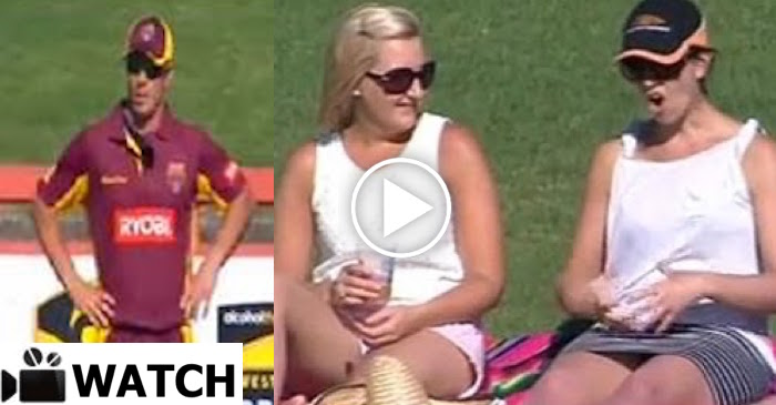 WATCH: Chris Lynn’s girlfriend imitates a sex scene while watching a match