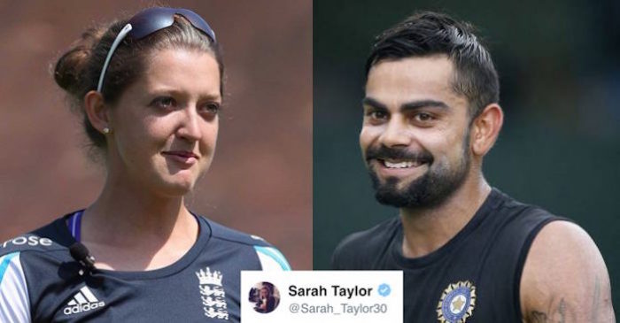 When England’s women cricketer Sarah Taylor took a subtle dig at Virat Kohli