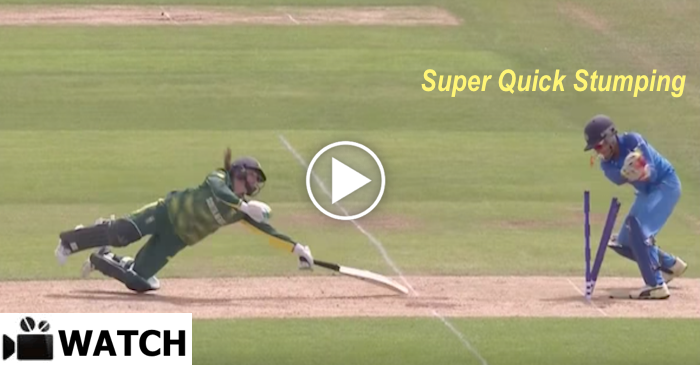 WATCH: Sushma Verma’s super quick stumping to dismiss Mignon du Preez