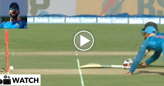 WATCH: Virat Kohli flies in the air to run-out Chamara Kapugedera