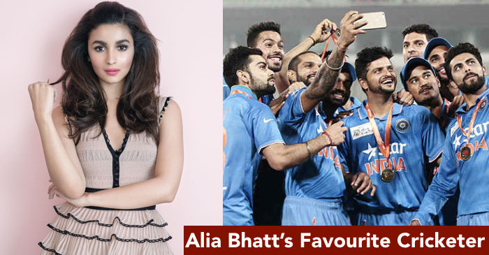 Alia Bhatt reveals the name of her favourite cricketer