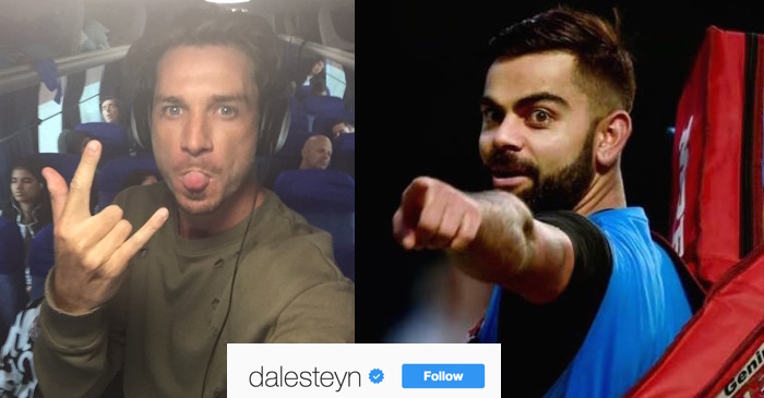 Dale Steyn takes a slight dig at Virat Kohli on Instagram