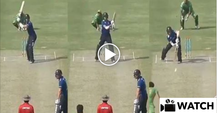 WATCH: The most HILARIOUS shot ever played in cricket