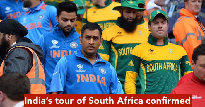 Team India to play 3 Tests, 6 ODIs and 3 T20Is in South Africa