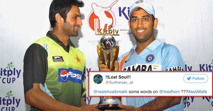 Shoaib Malik has two words of praise for MS Dhoni